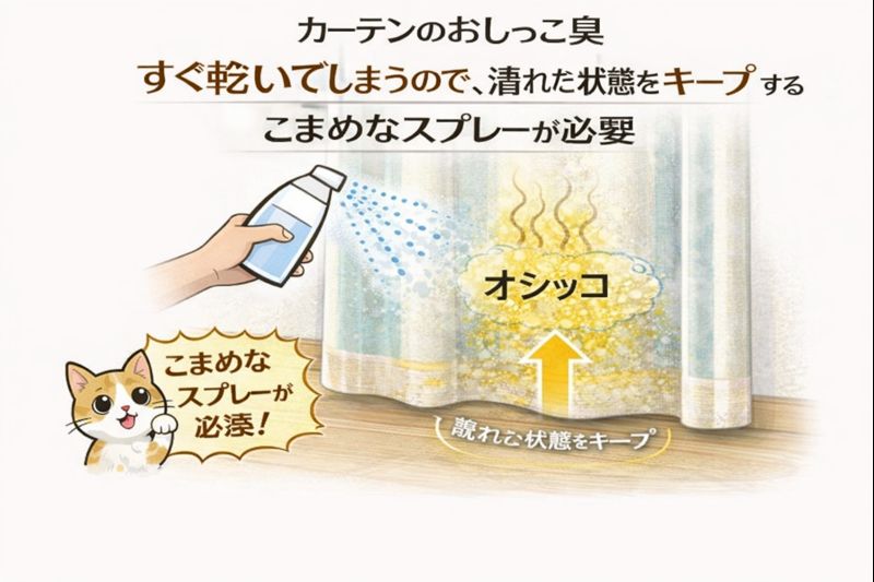 �J�[�e���̃j�I�C�̏�����