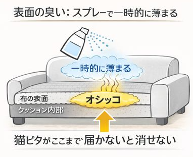 �\�t�@�[�ɔL�̂����������Z�ݍ��񂶂���Ă���